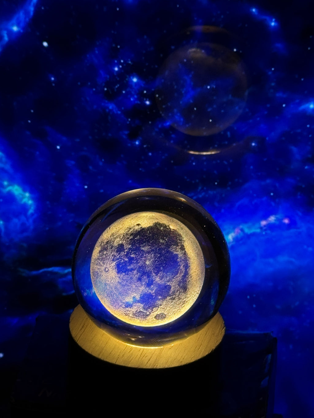 3D Crystal Moon Ball