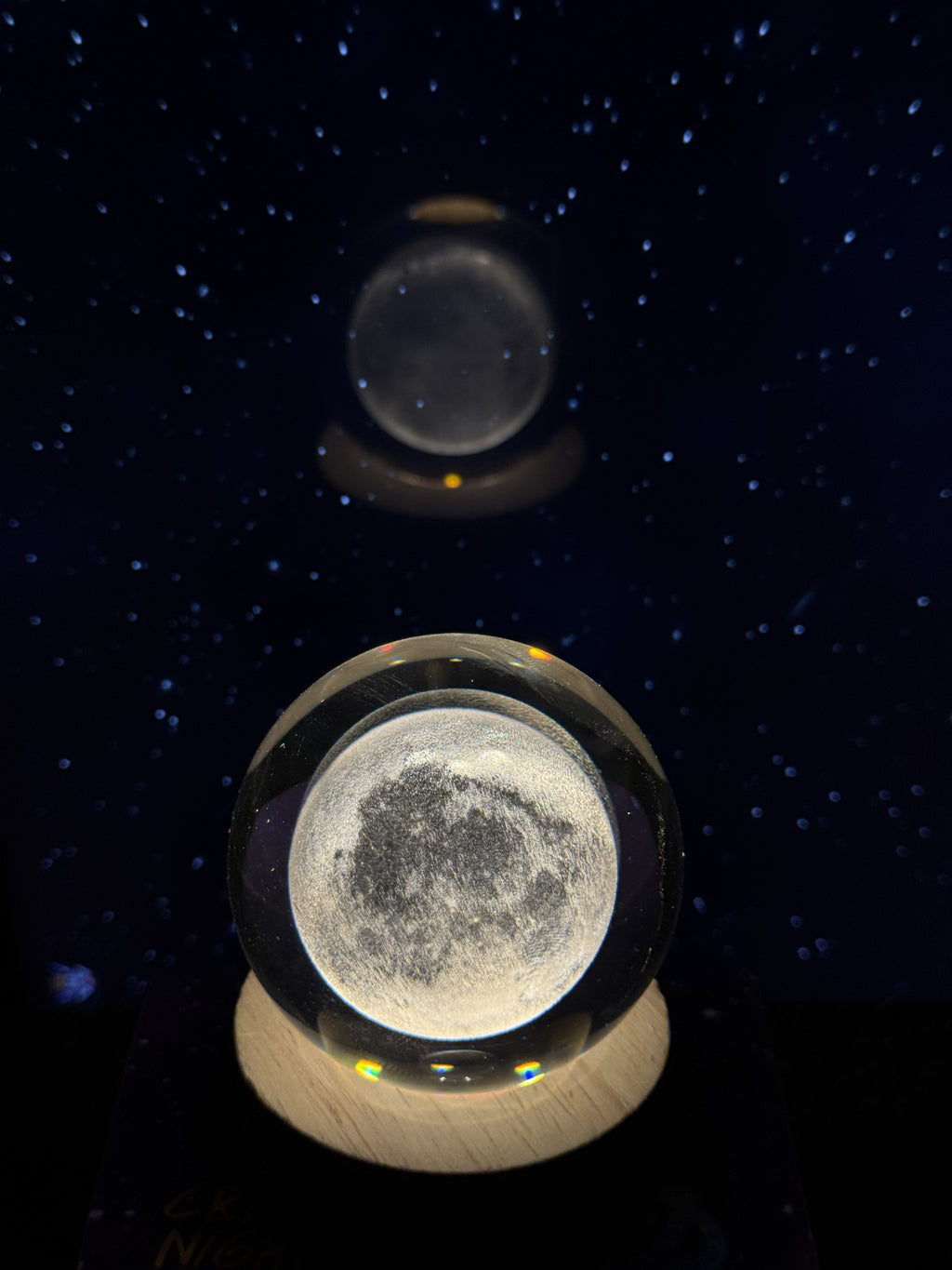3D Crystal Moon Ball
