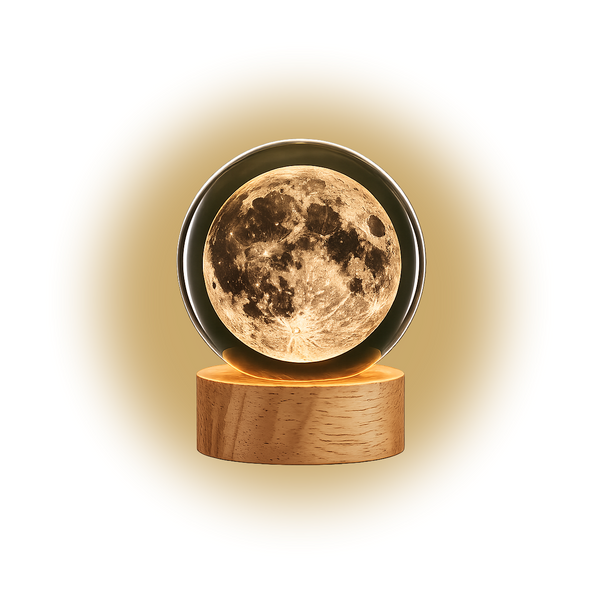 3D Crystal Moon Ball